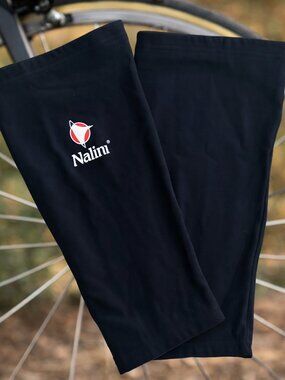 Nalini Black Knee Warmers Cycling Hiking Biking
